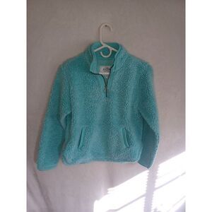 Girls 14/16 Cuddly Sherpa‎ Half Zip Pullover Sweater